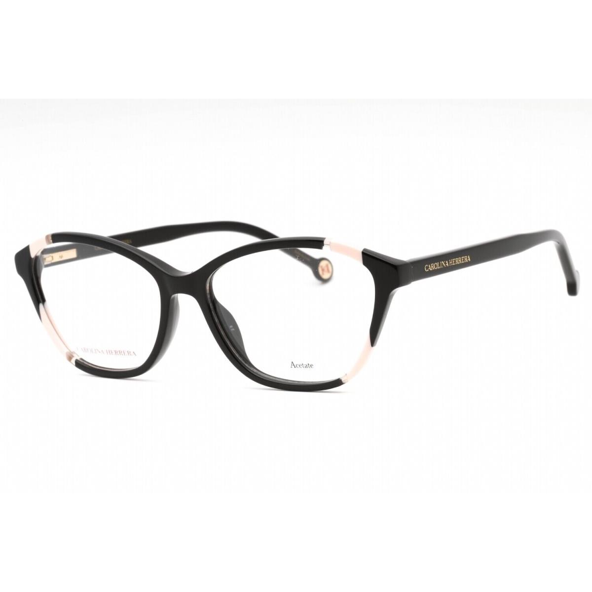 Carolina Herrera CHER0122-KDX-55 Eyeglasses Size 55mm 15mm 145mm Black Women