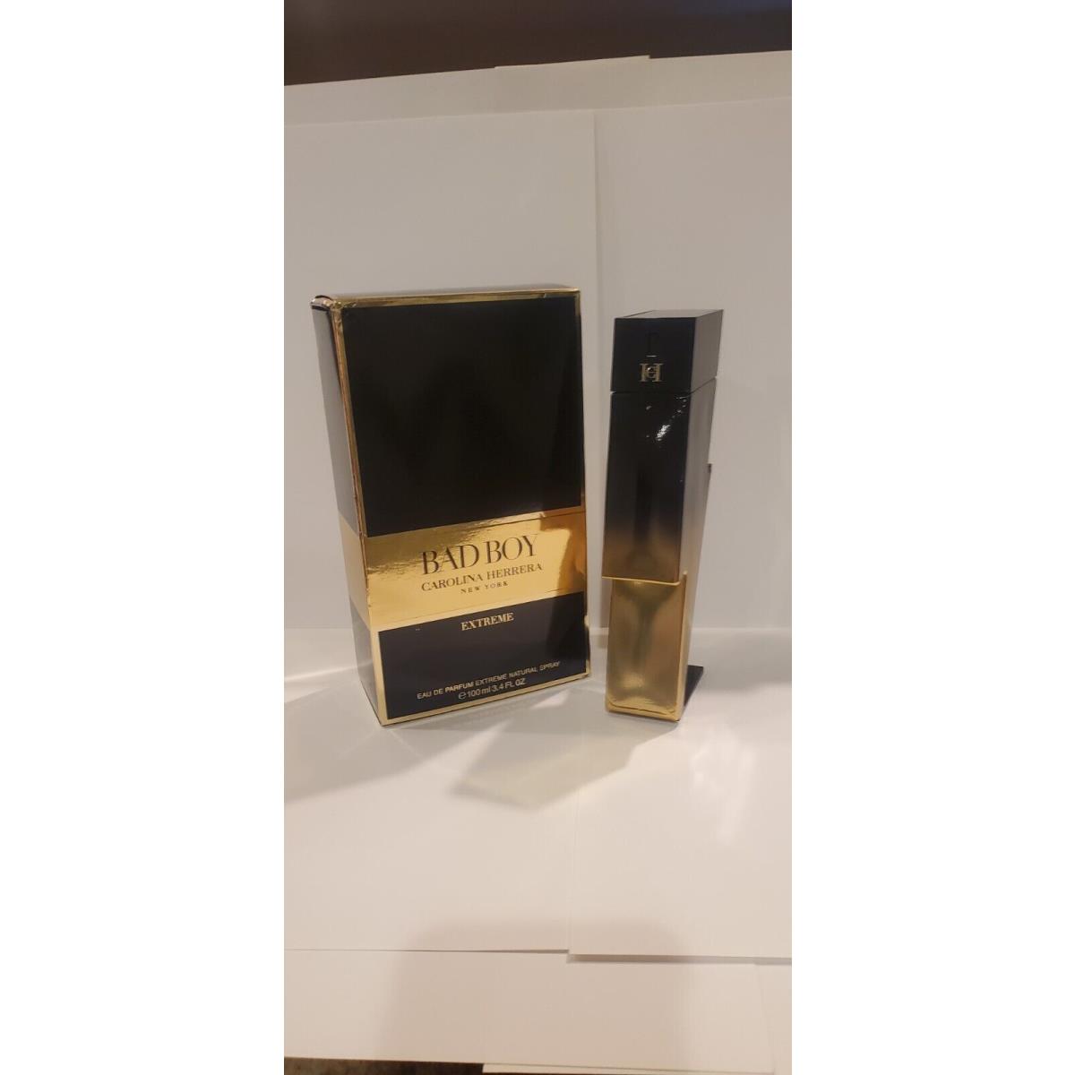 Carolina Herrera Bad Boy Extreme 3.4 oz Edp Spray New/slightly Imperfect Box