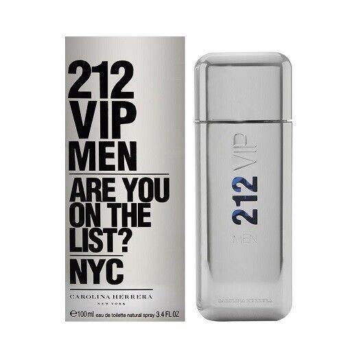 212 Vip Men Are You ON The List Nyc Carolina Herrera 100ML 3.4 Edt SP