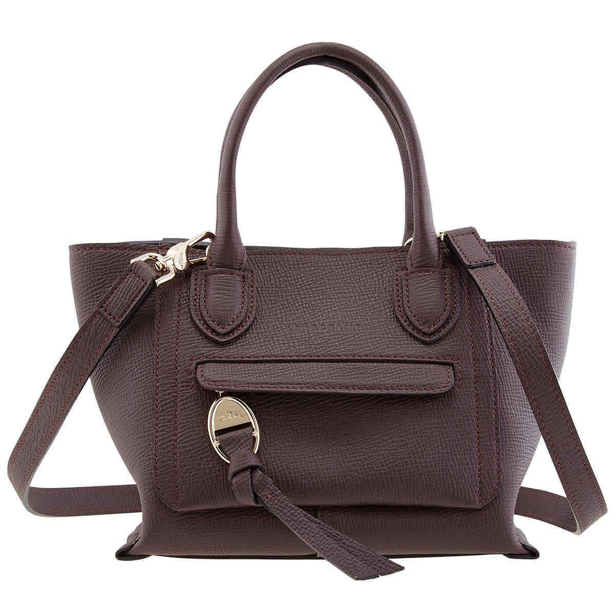 Longchamp Ladies Mailbox Aubergine Top Handle Bag 10103HTA061