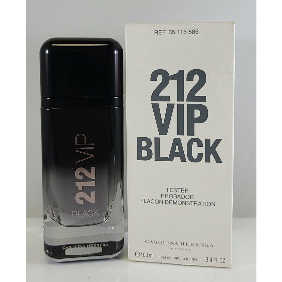 212 Vip Black By Carolina Herrera 100ml 3.4 Oz Eau De Parfum Spray Men