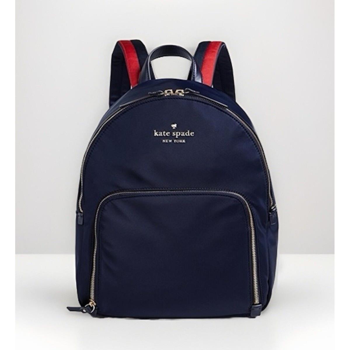 Kate Spade Blazer Blue Watson Lane Varsity Stripe Hartley Backpack