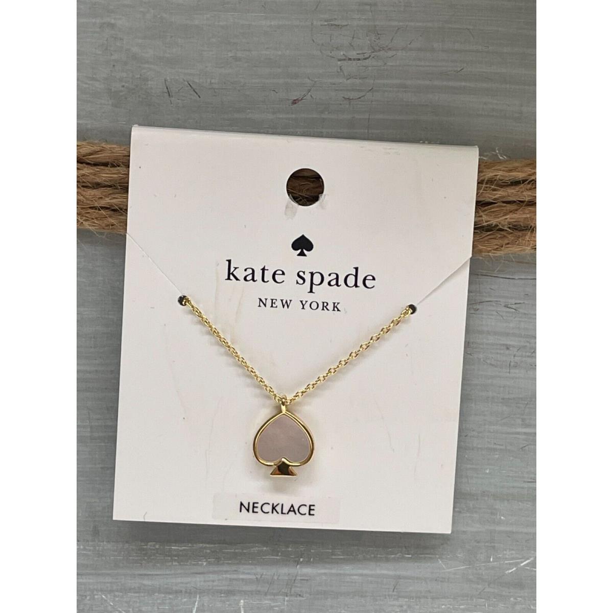 Kate Spade Everyday Spade Enamel Mini Pendant O0RU3073 Cream