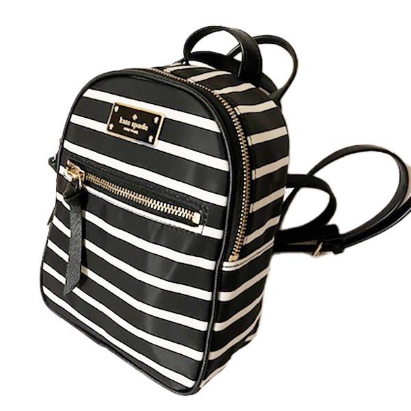 Kate Spade Wilsons Road French Stripes Mini Bradley Backpack Cute