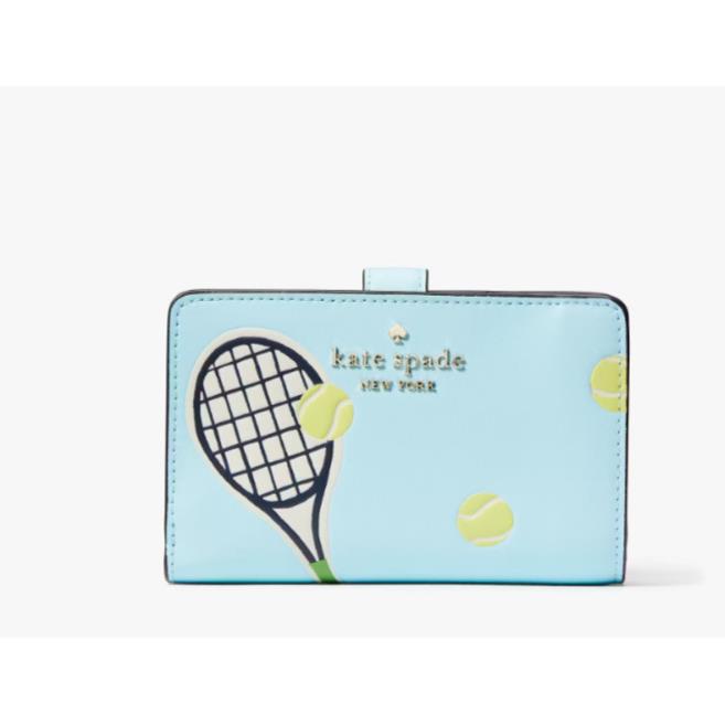 Kate Spade Grand Slam Tennis Medium Compact Bifold Wallet