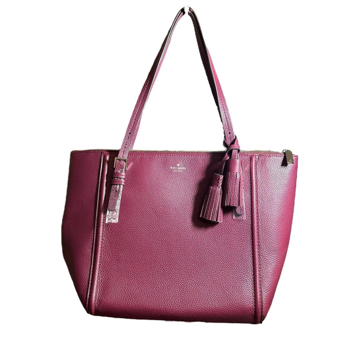 Kate Spade Orchard Street Maya Tote Purse Bag in Blackberry