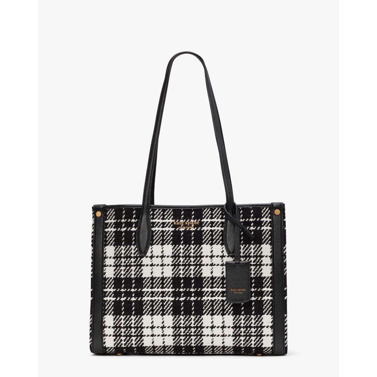 Kate Spade Market Posh Plaid Jacquard Medium Tote