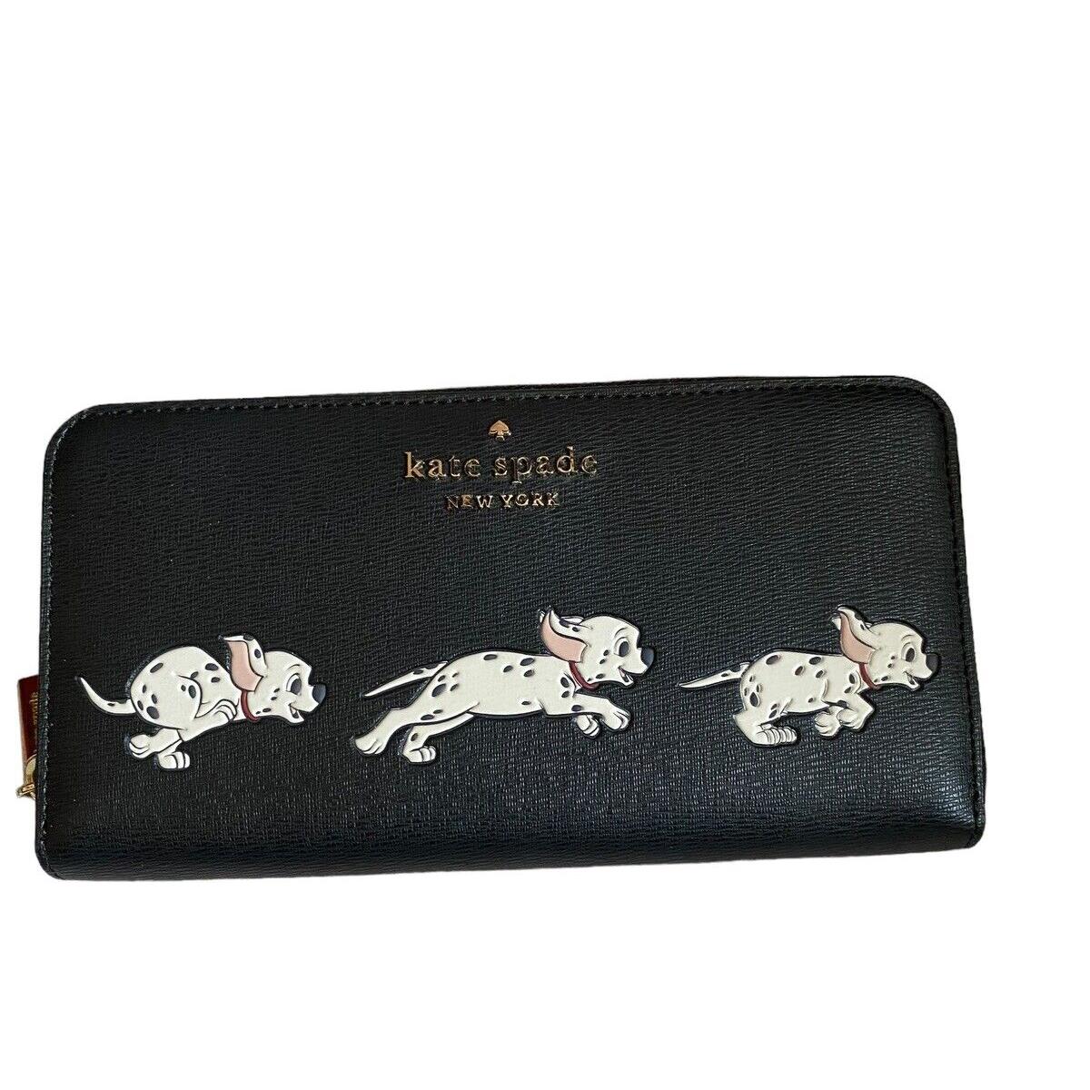 Disney X Kate Spade New York Large Continental 101 Dalmatians Wallet K8240