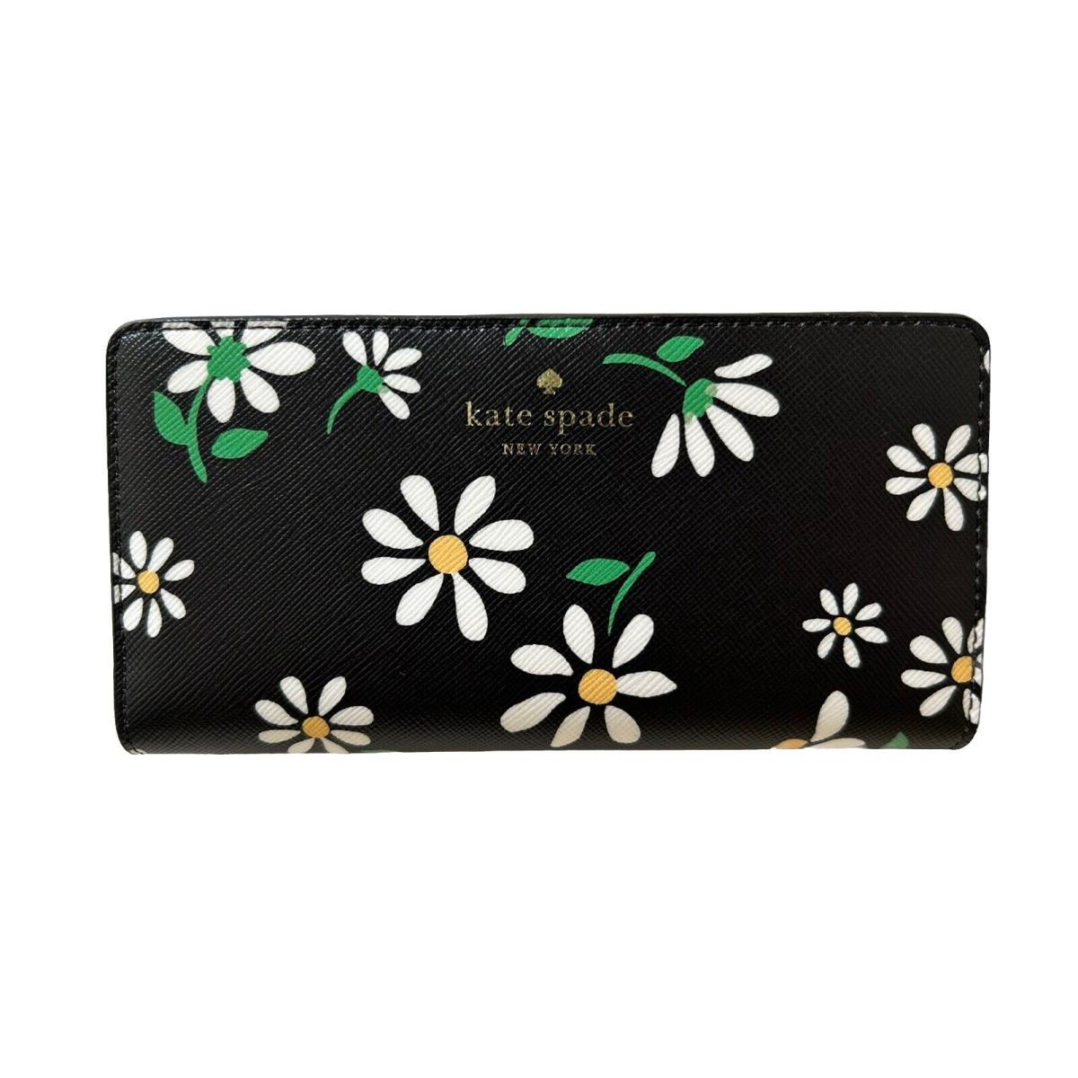 Kate Spade Dana Daisies Large Slim Bifold Wallet RP