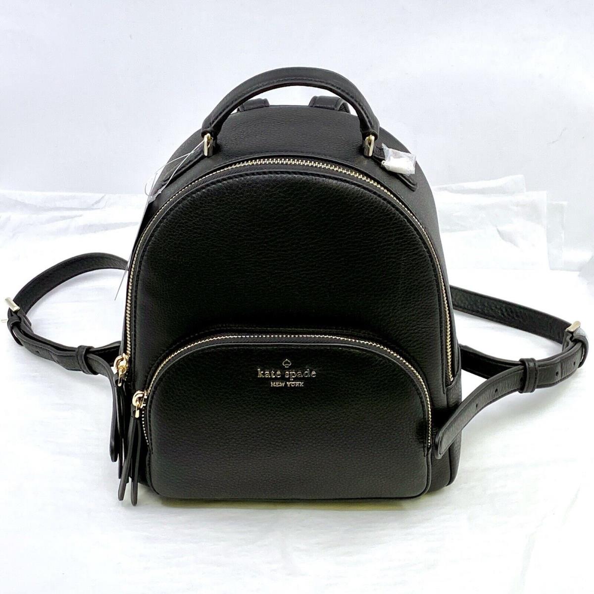 Kate Spade New York Jackson Leather Backpack Size Medium Black