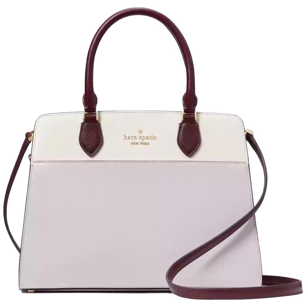 Kate Spade New York Women`s Madison Saffiano Leather Medium Satchel Bag Lilac M