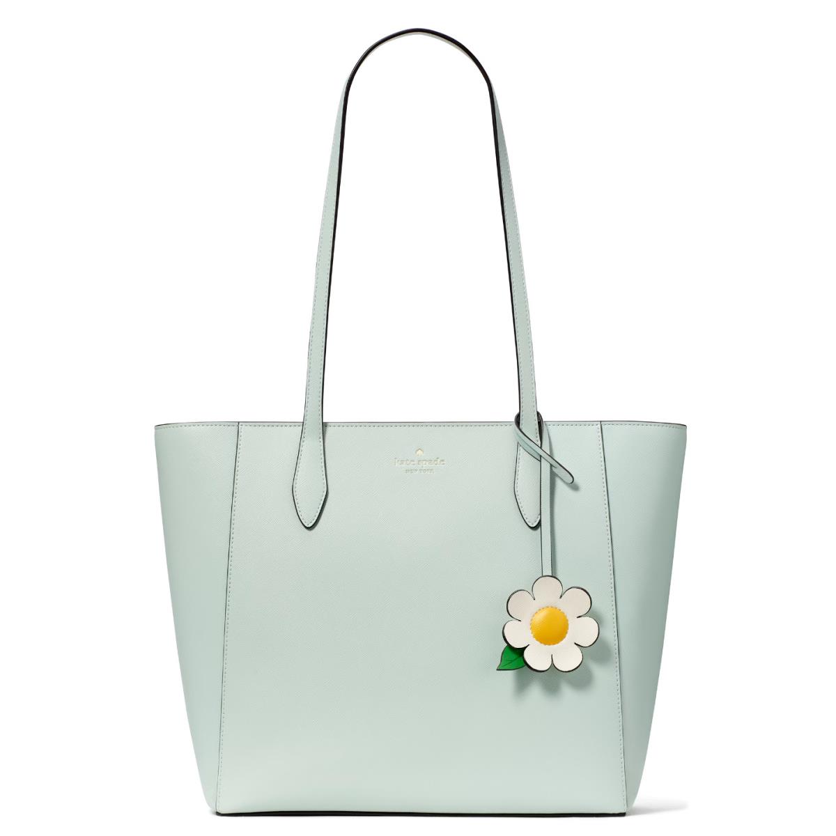 New Kate Spade Dana Saffiano Tote Crystal Blue with Dust Bag