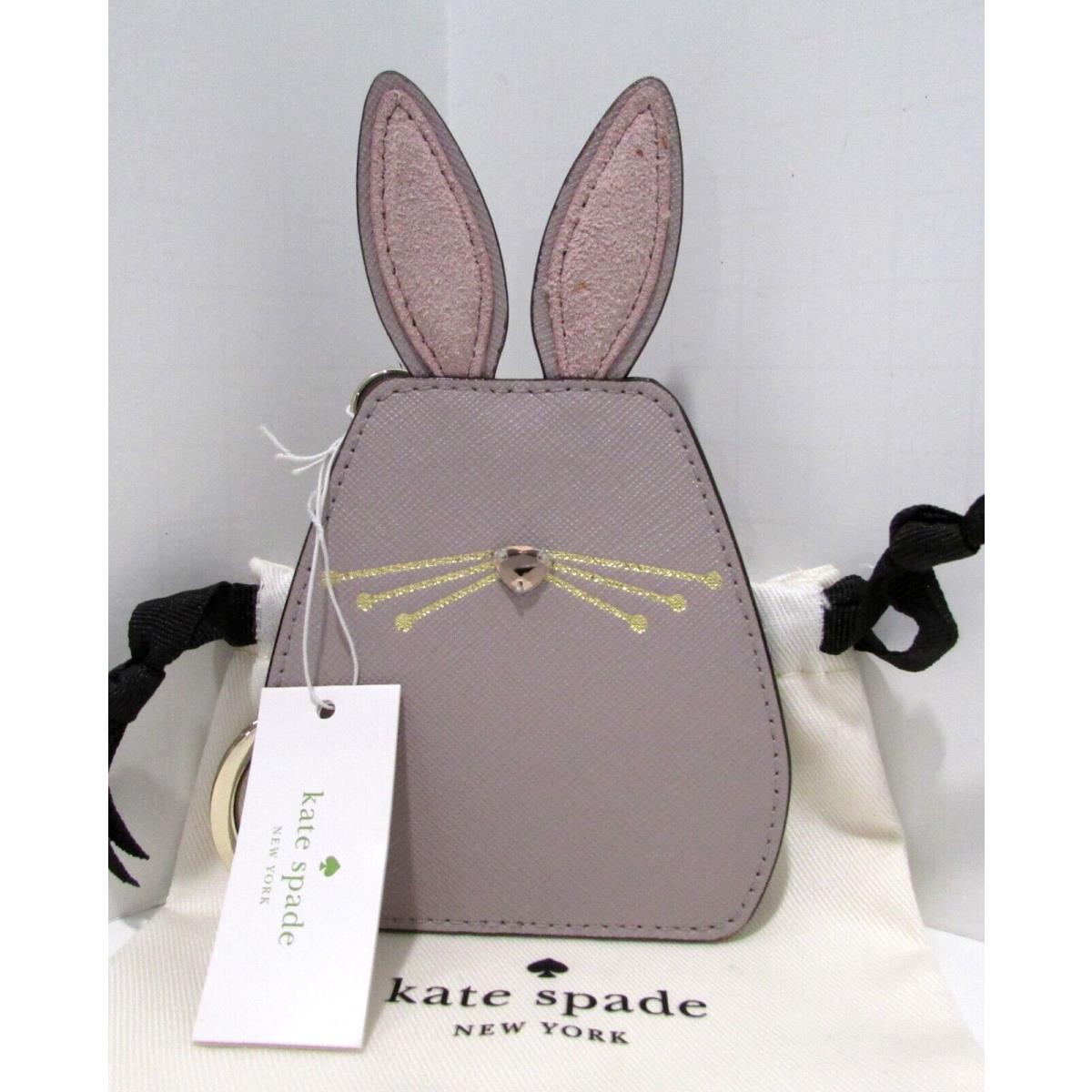 Kate Spade Bag Charm Keychain Key Rabbit Bunny