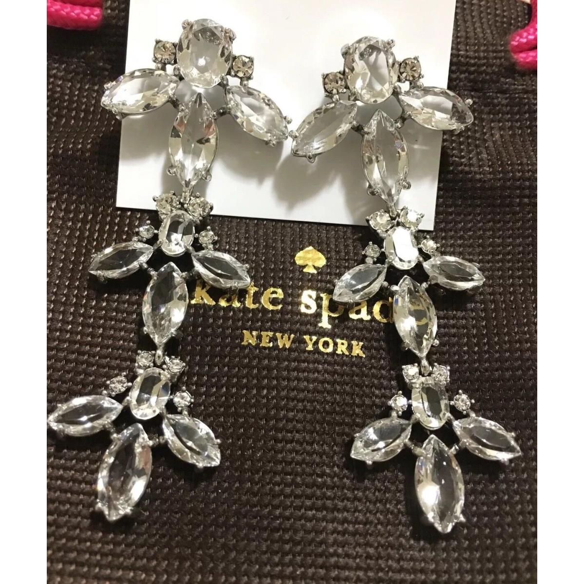 Kate Spade Ice Queen Chandelier Earrings Bag