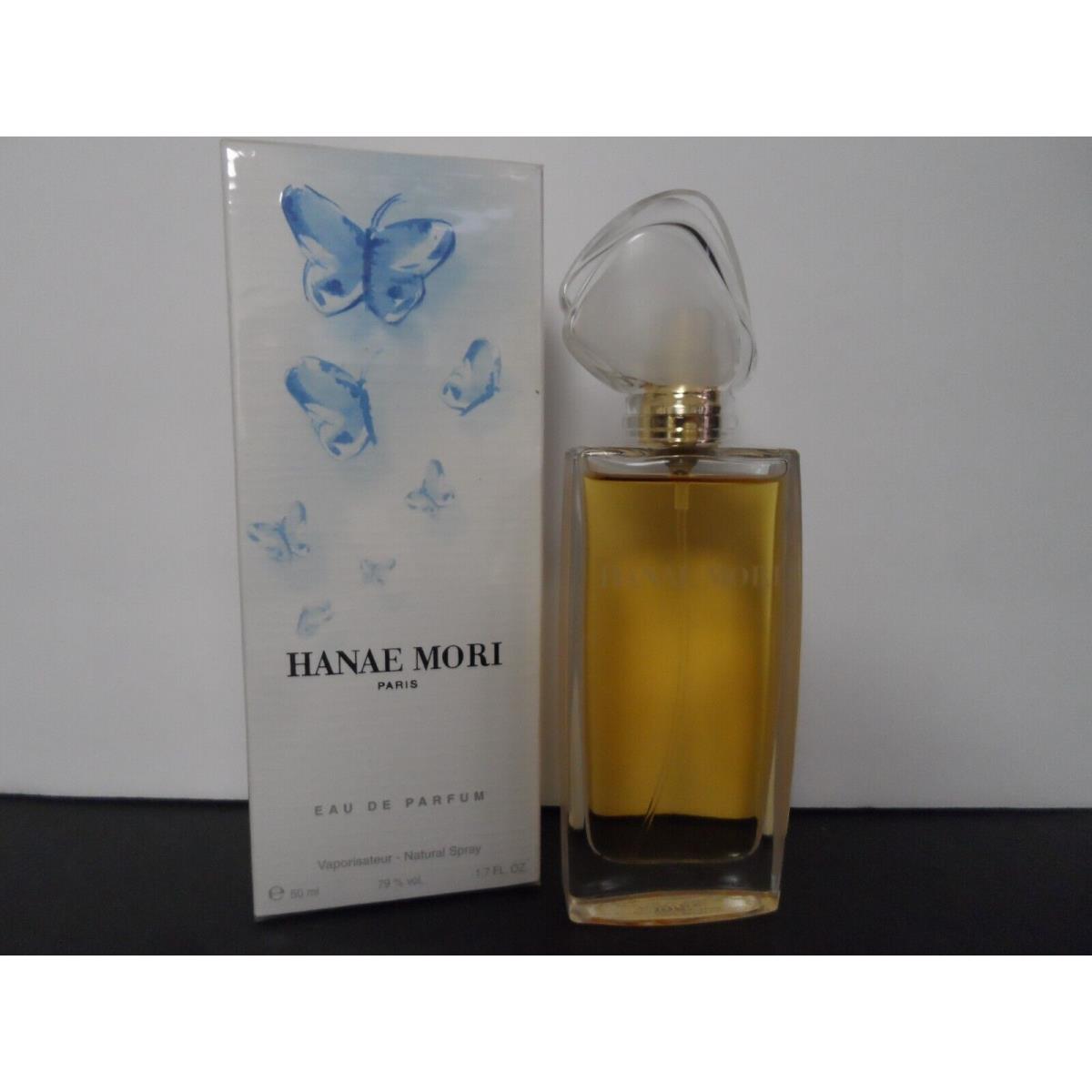 Hanae Mori Blue Butterfly Edp Spray 1.7 oz / 50 ml Box Rare