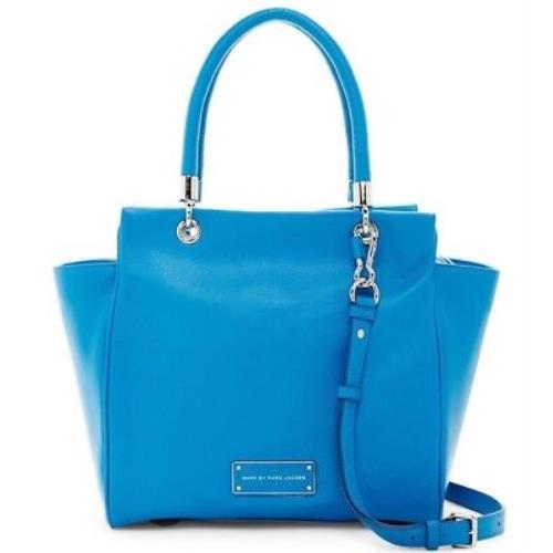 Marc BY Marc Jacobs Leather Bentley Winged Double Shoulder Bag AQUAMARIN$498