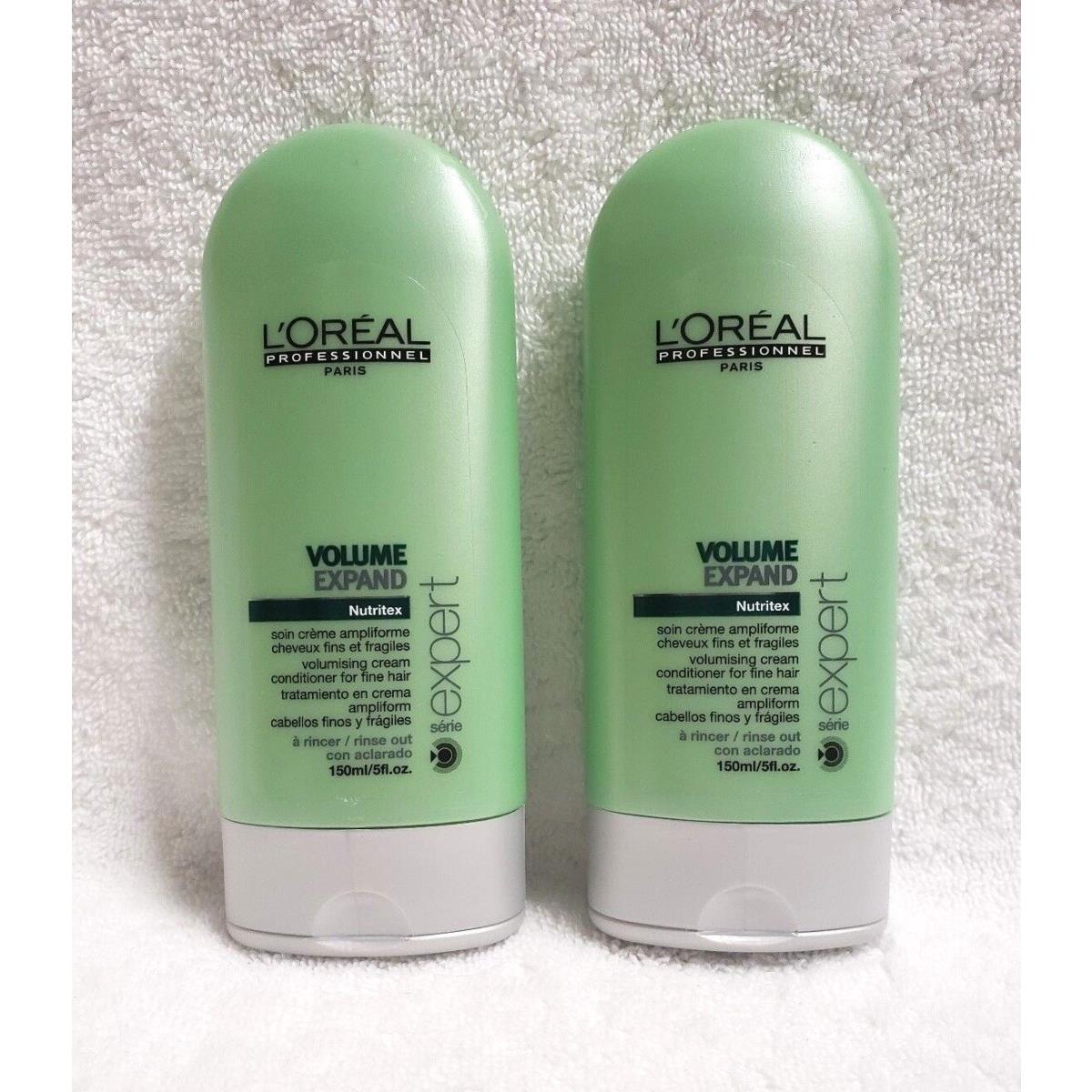 Loreal Serie Expert Volume Expand Nutritex Volumizing Conditioner 5oz Duo Pack