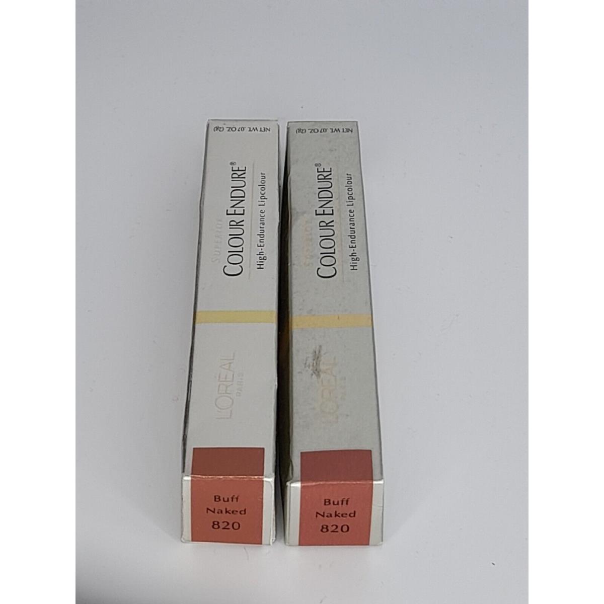 Lot of Two Loreal Colour Endure Buff Naked 820