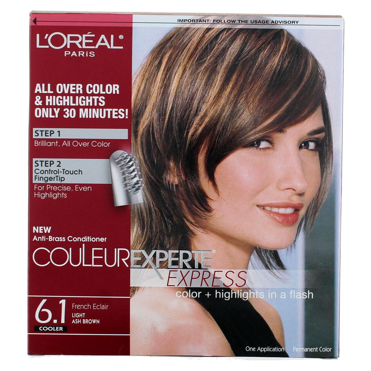 6 Pack L`oreal Paris Couleur Experte Express Hair Color + Highlighter Light