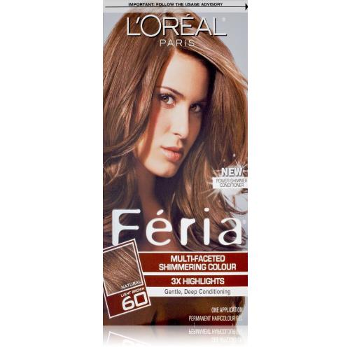 L`oreal Feria 60 Auburn Brown Pack of 6