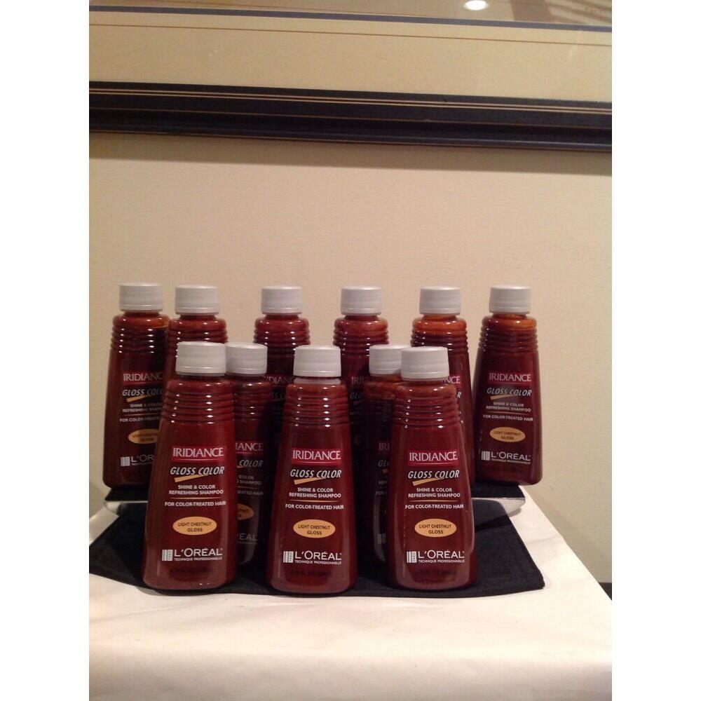 Loreal Iridiance Light Chestnut Refreshing Shampoo 6.75 oz Lot OF 12