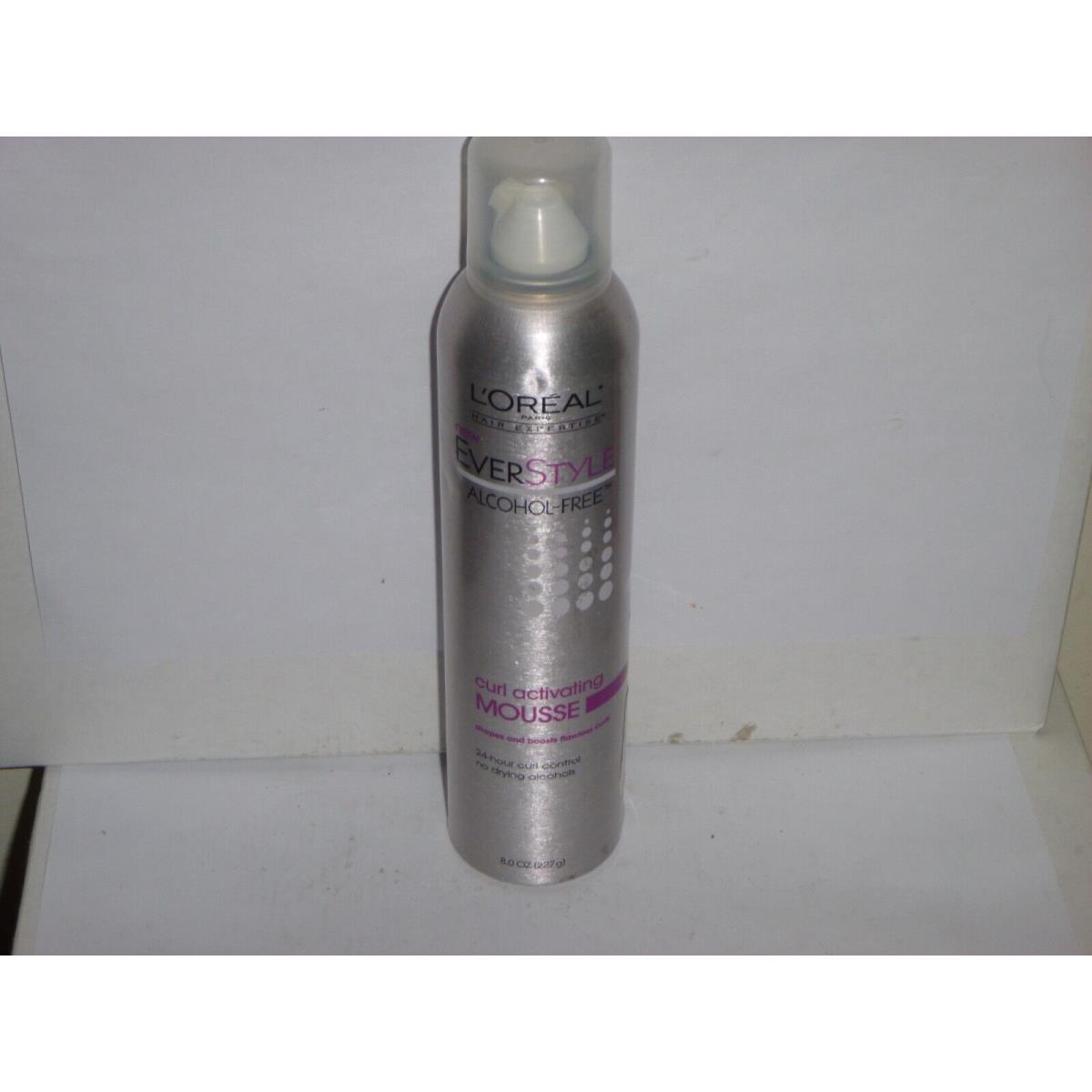 L`oreal Everstyle Curl Activating Mousse Alcohol-free -- 8oz