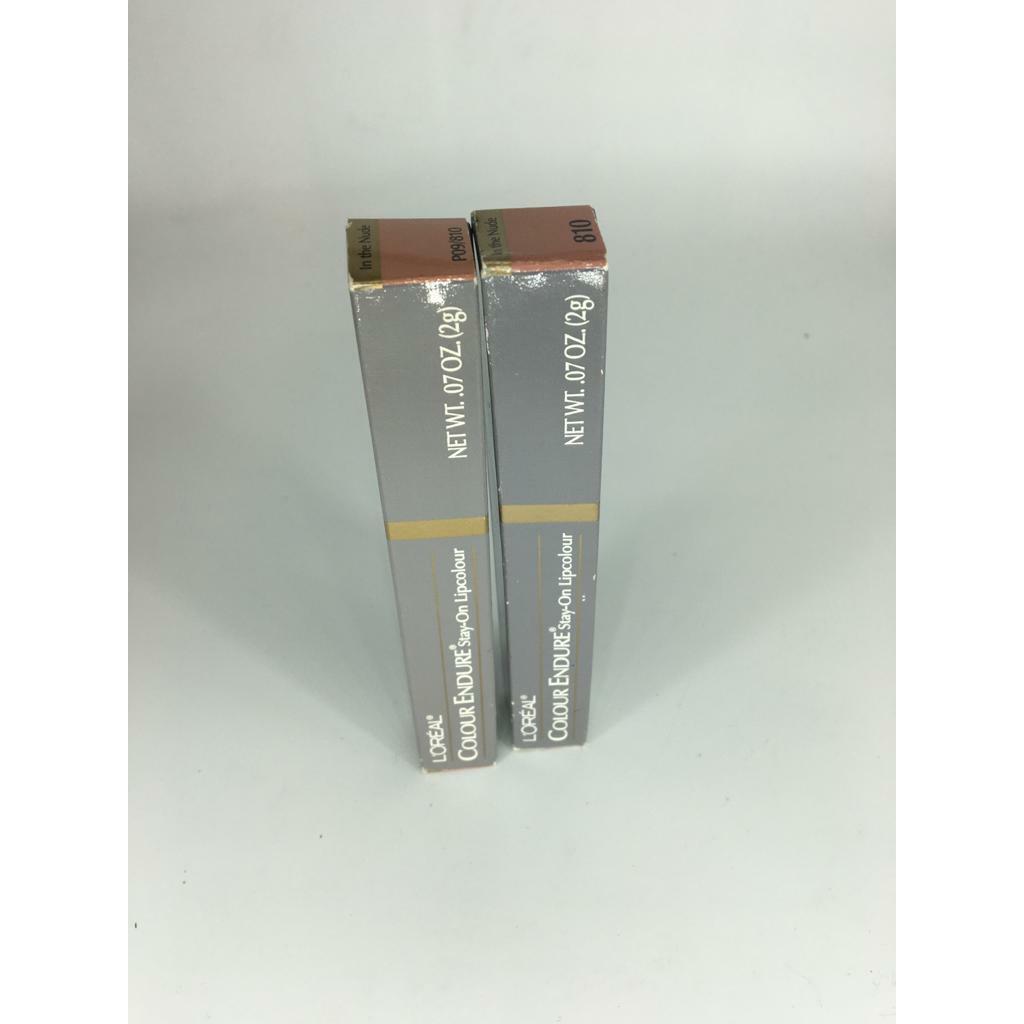 Lot OF 2 Loreal Colour Endure Lipstick- IN The 810 Boxes Imperfect