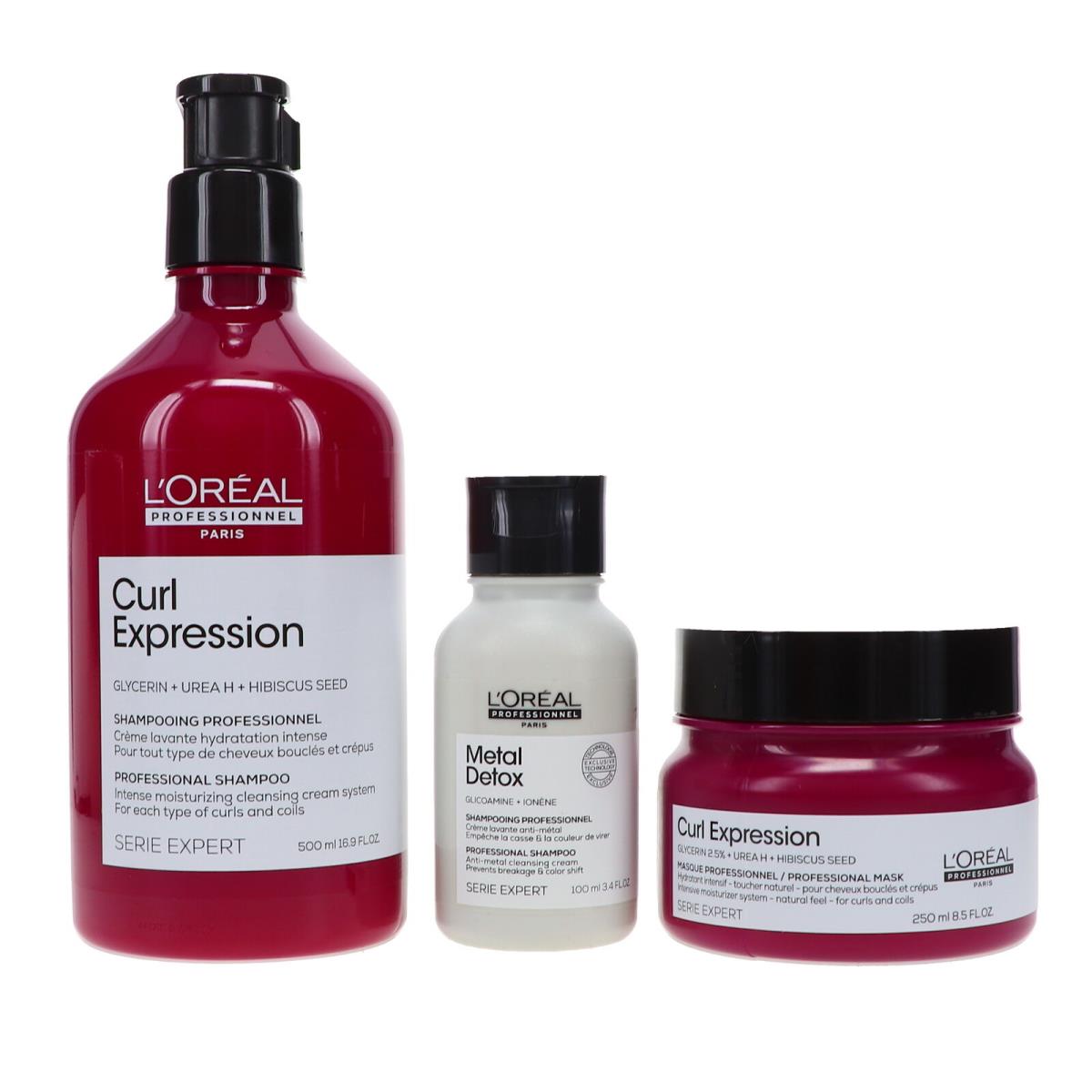 L`oreal Professionnel Curl Expression 3 Piece Kit