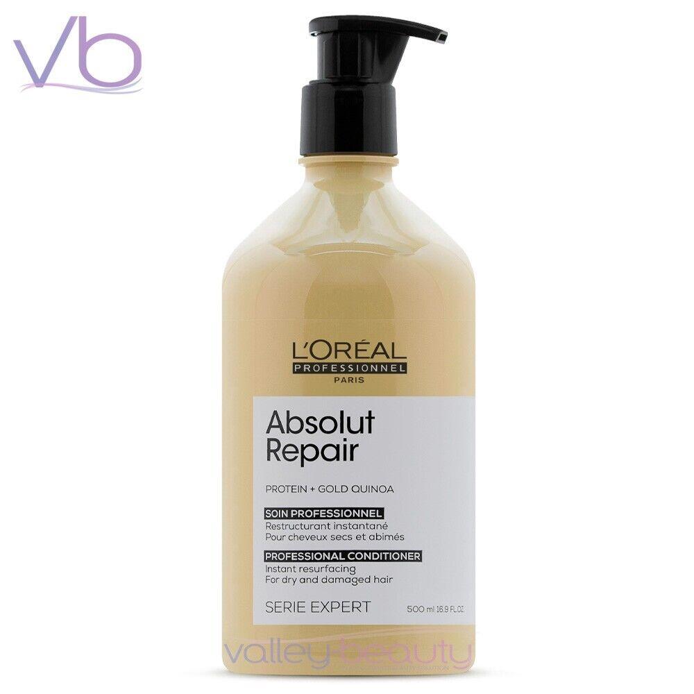 L`oreal Absolut Repair Protein + Gold Quinoa Conditioner Dry Damaged Hair