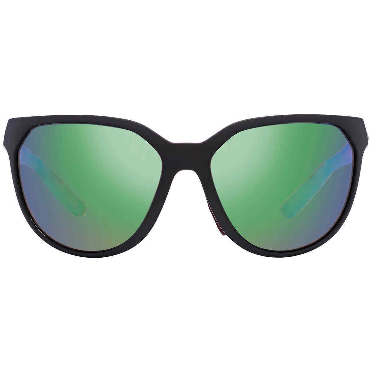 Costa Del Mar Mayfly Green Mirror Polarized Glass Cat Eye Ladies Sunglasses