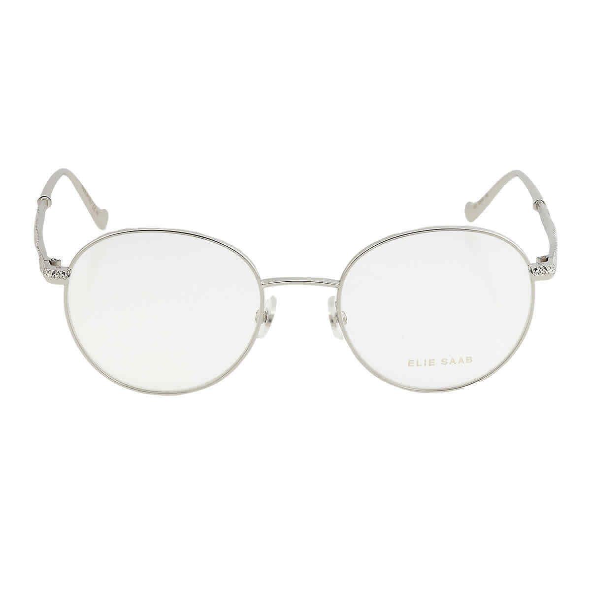 Elie Saab Demo Round Ladies Eyeglasses ES 070 0010 50 ES 070 0010 50