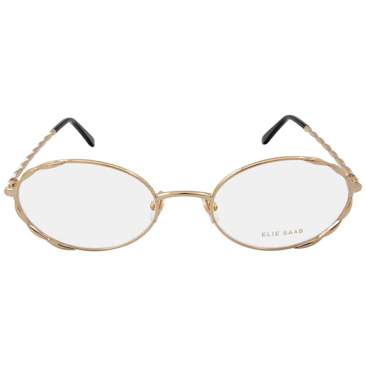 Elie Saab Demo Round Ladies Eyeglasses ES 072 J5G 54 ES 072 J5G 54