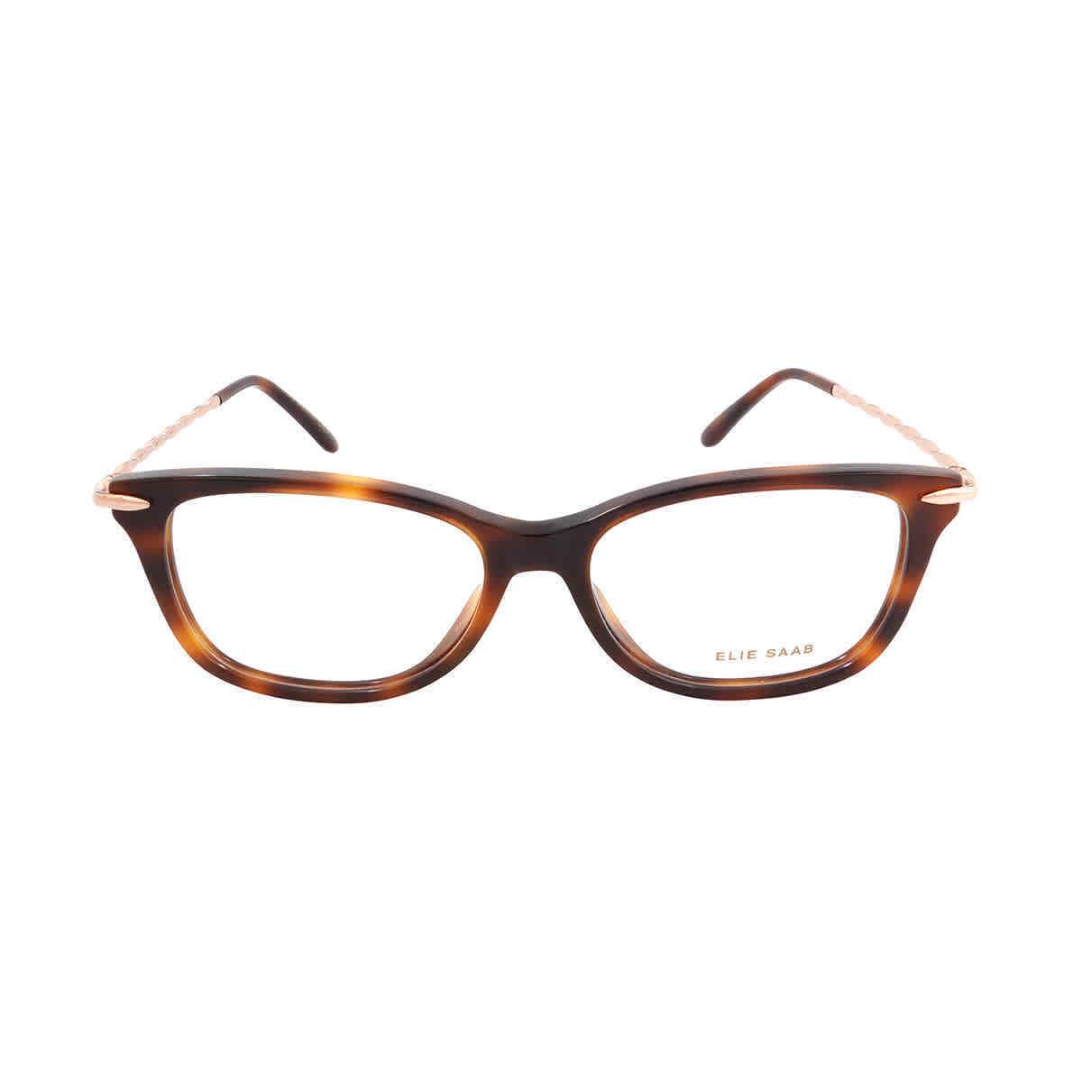 Elie Saab Demo Square Ladies Eyeglasses ES 022 0086 52 ES 022 0086 52