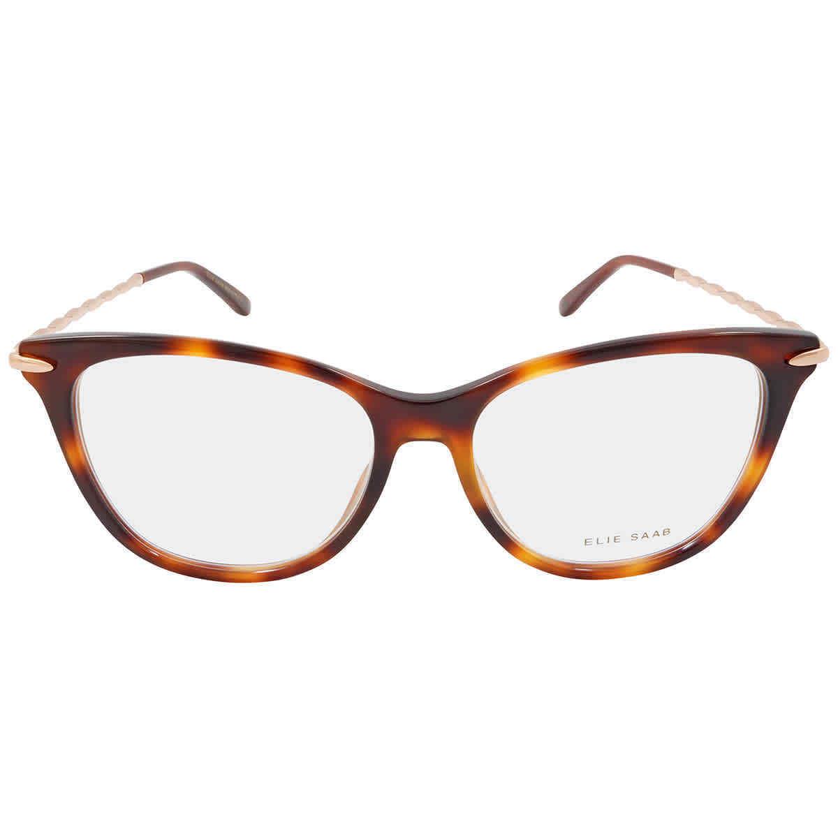 Elie Saab Demo Cat Eye Ladies Eyeglasses ES 071 086 53 ES 071 086 53