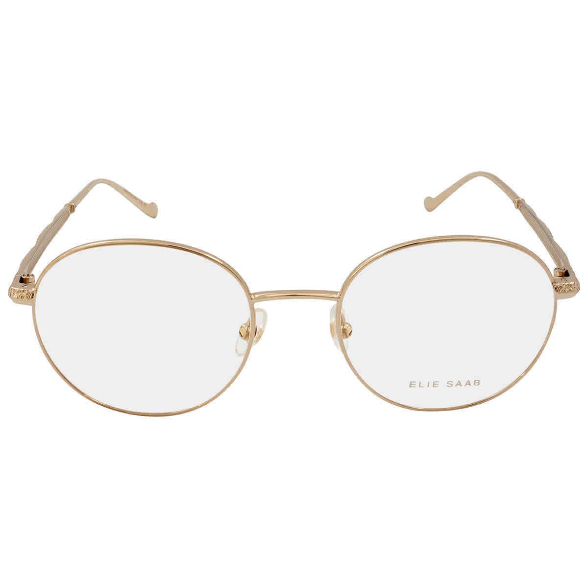 Elie Saab Demo Round Ladies Eyeglasses ES 070 J5G 50 ES 070 J5G 50