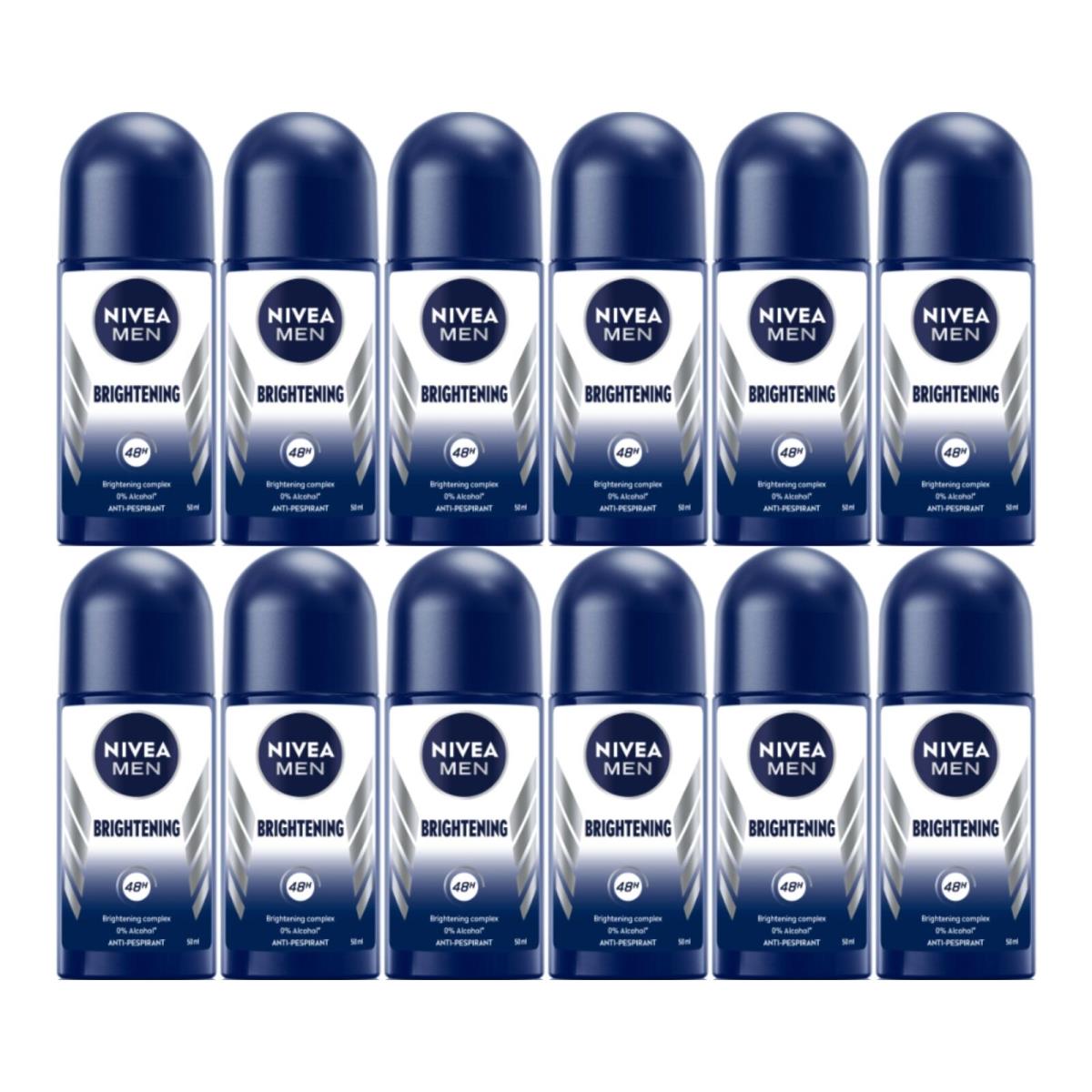 Nivea Men Brightening Anti-perspirant Deodorant 1.7oz Pack of 12