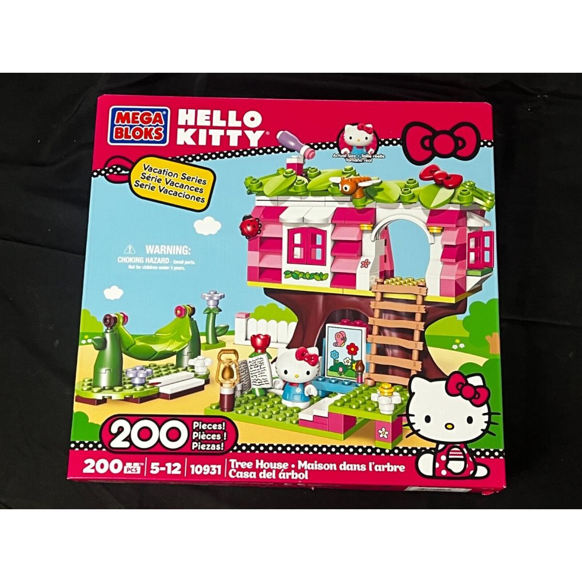 Hello Kitty Mega Bloks Tree House 200pcs 10931 Rare