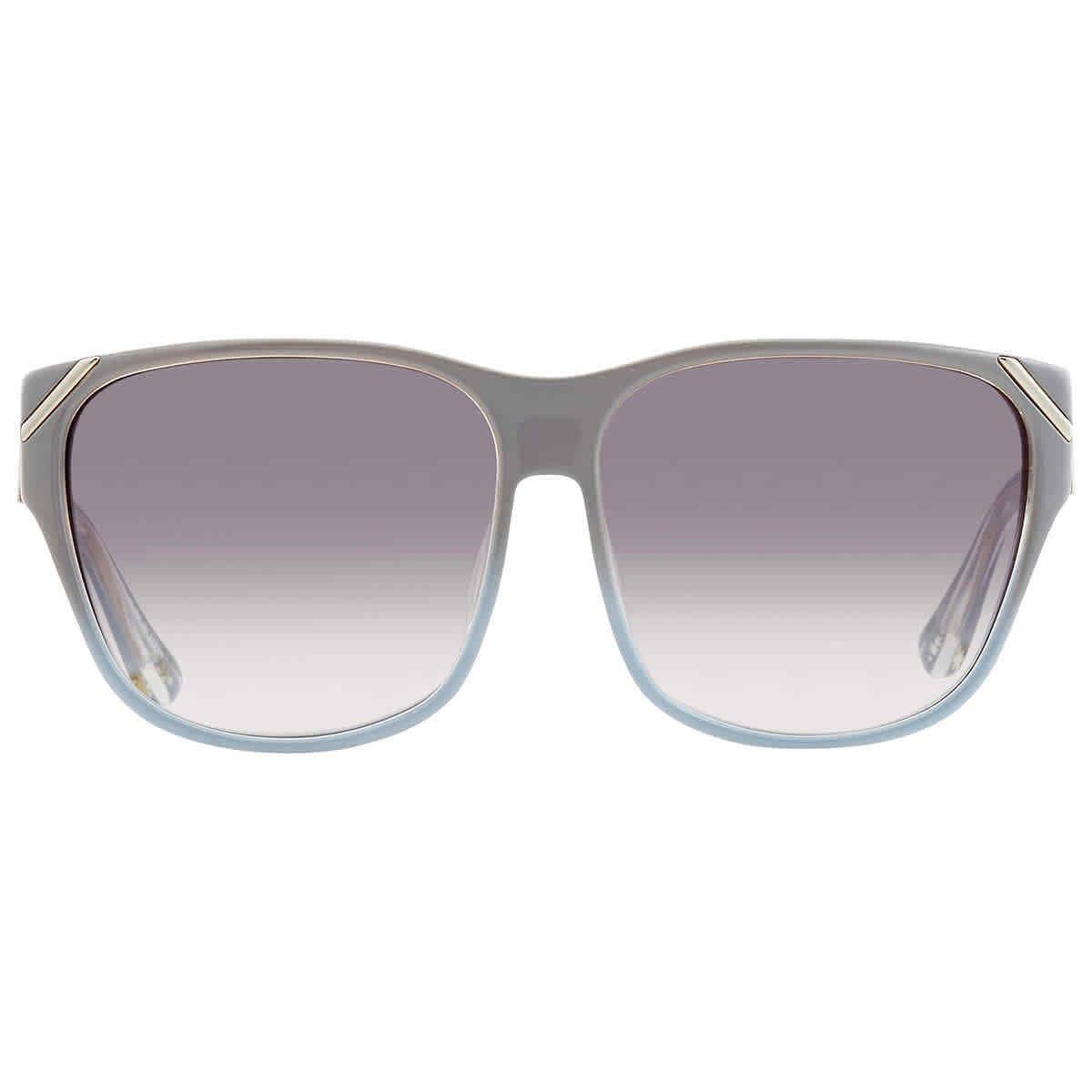 Yohji Yamamoto X Linda Farrow Grey Gradient Square Unisex Sunglasses YY15 Pick - Frame: Multi, Lens: Grey