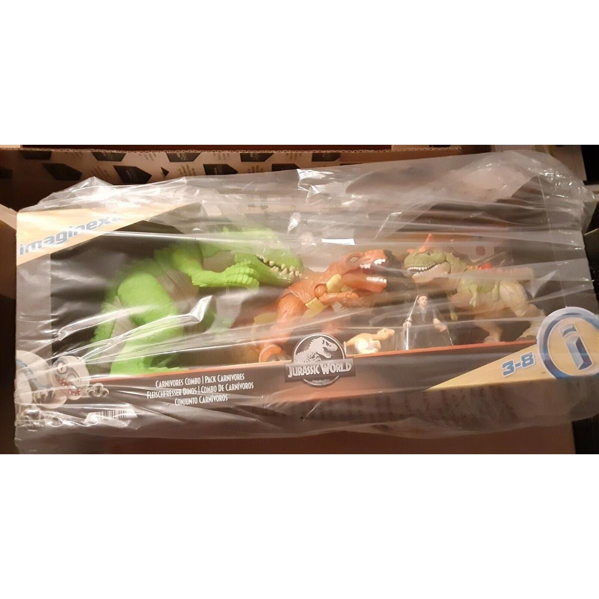 Fisher-price Imaginext Jurassic World Carnivores Combo Dinosaurs 6 Piece Set