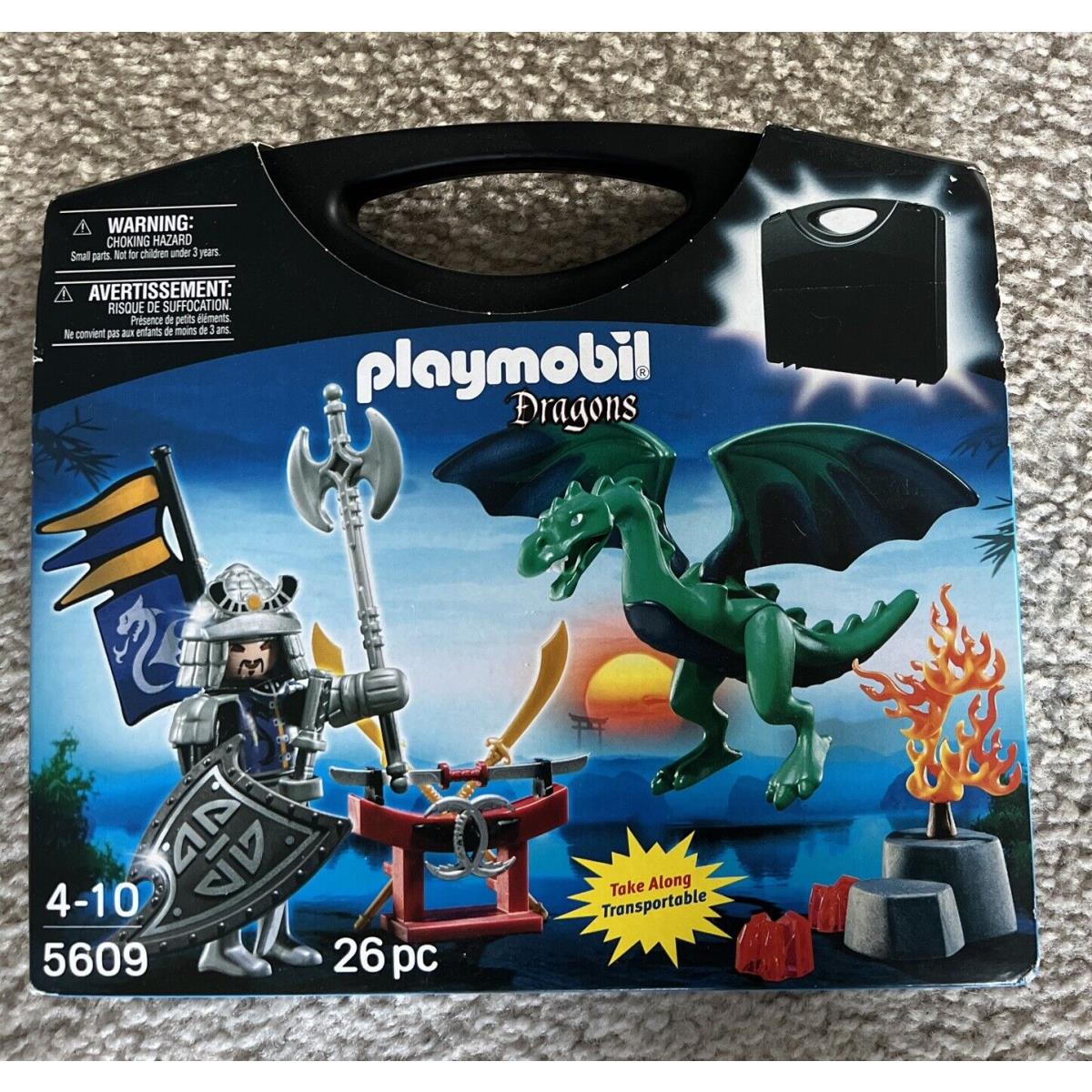 Playmobil Dragons Carrying Case 5609 Rare Hard To Find Retired