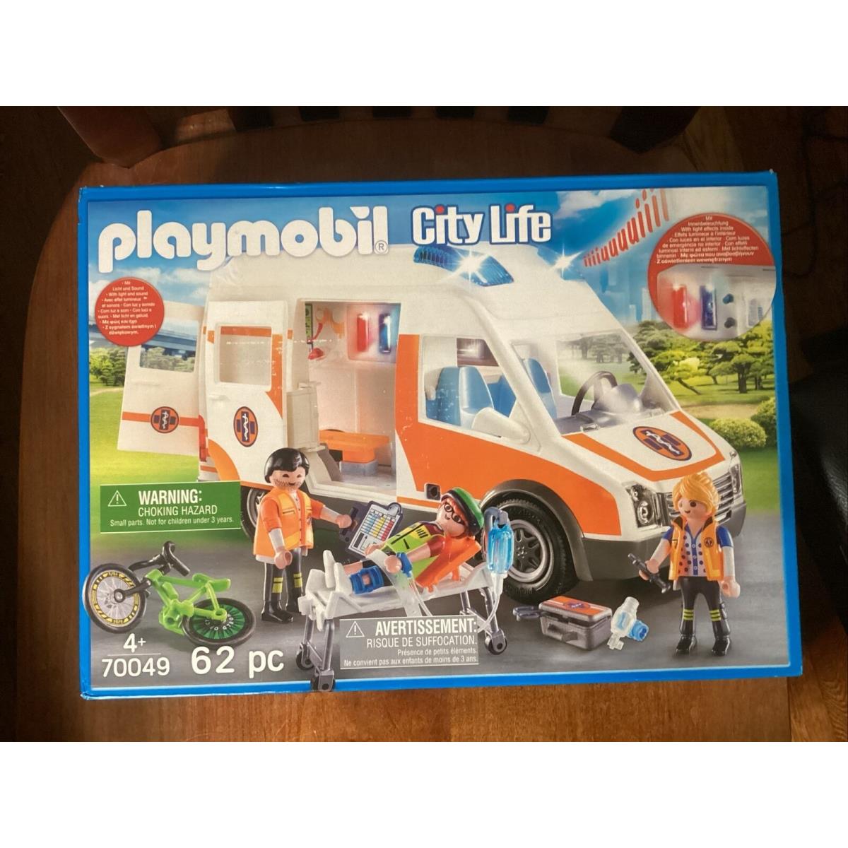 Playmobil 70049 Emergency Rescue Unit Ambulance Vehicle Playset