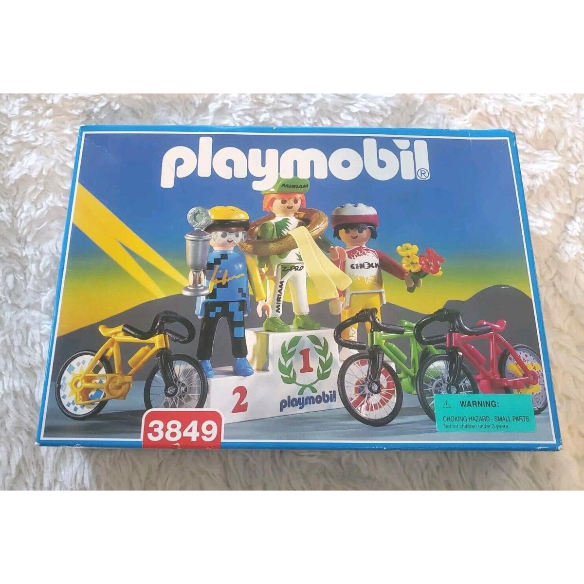 Playmobil 3849 Bicycle Race 1995 /sealed Tour de France Set Cycling