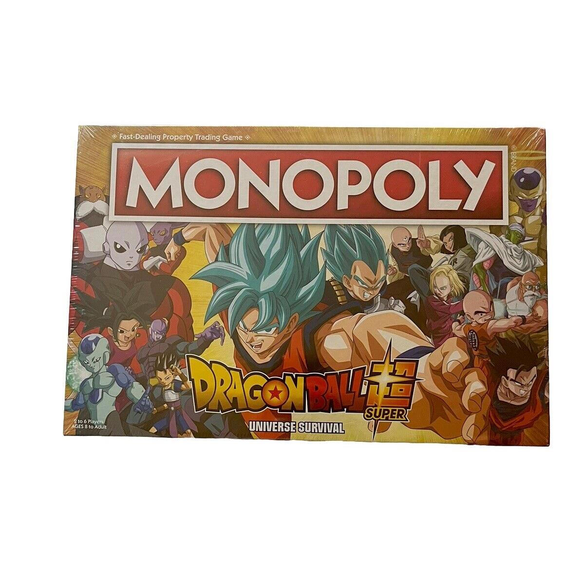 Monopoly Dragon Ball-z Super Universe Survival Edition Board Game