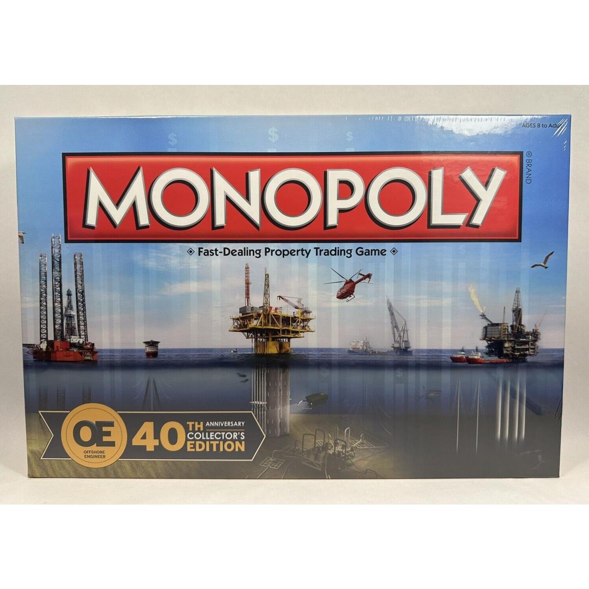 Monopoly OE Offshore Engineer 40th Anniversary Collectors Edition