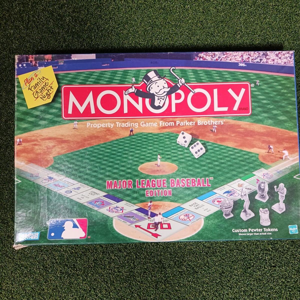 Monopoly 1999 Major League Baseball Edition Board Game By Parker Brothers/hasbro