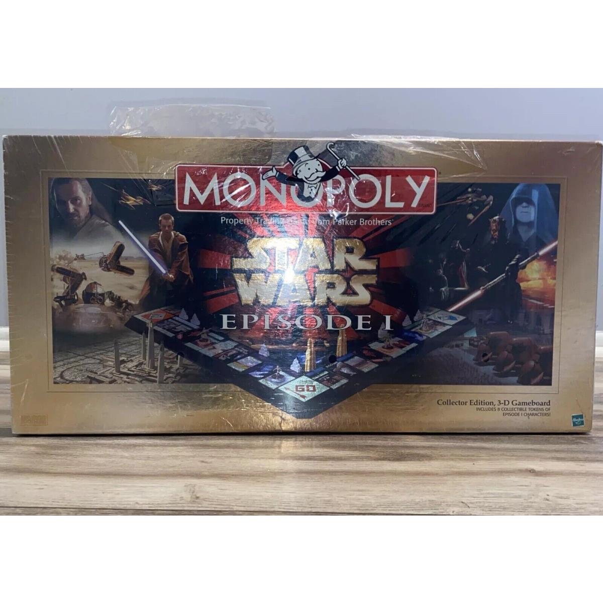 Star Wars Episode 1 Monopoly Collector Edition 3-D Game Board 1999