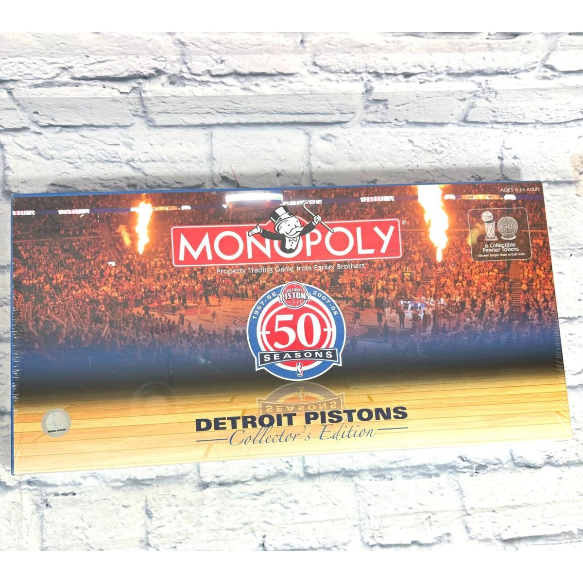 Monopoly Detroit Pistons 50 Seasons Collector`s Edition Board Game