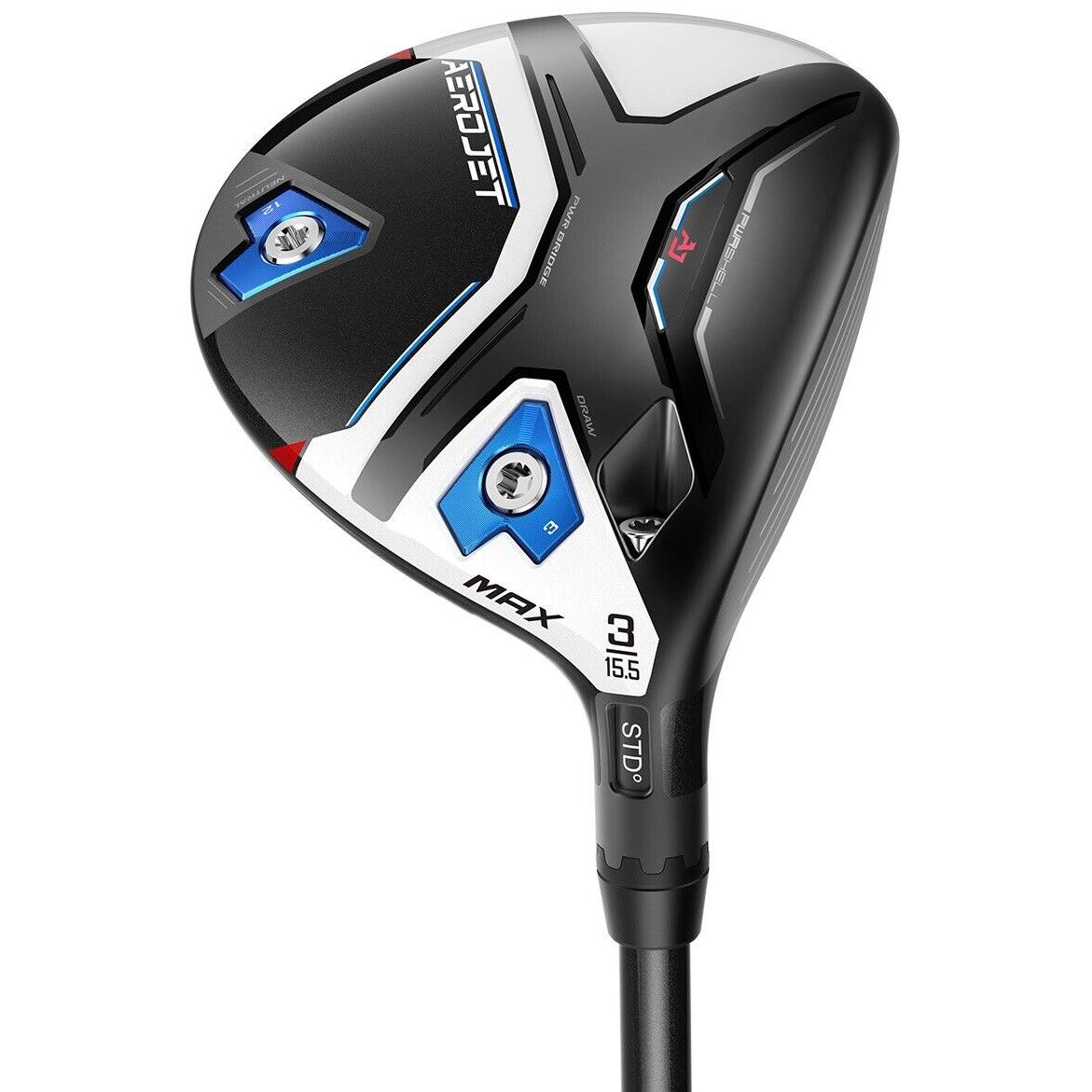 Left Handed Cobra Golf Club Aerojet Max 15.5 3 Wood Regular Graphite