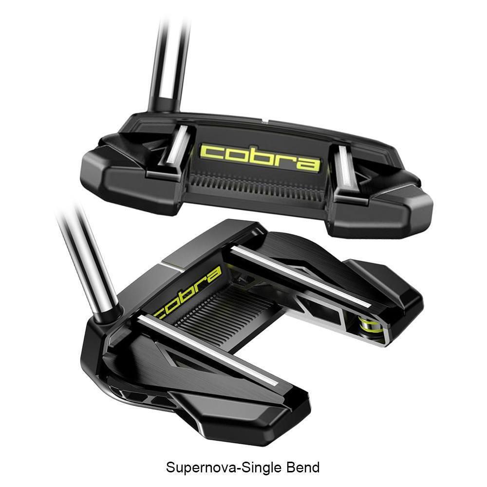 2022 Cobra King 3D Printed Black Putter RH Supernova-single Bend 34 - Chrome