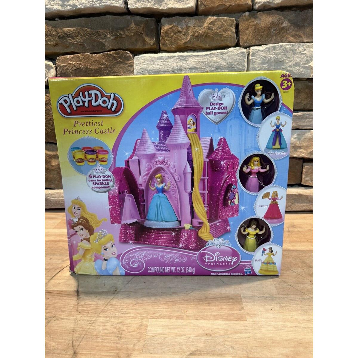 Oem Disney Play-doh Prettiest Princess Castle Ages 3+